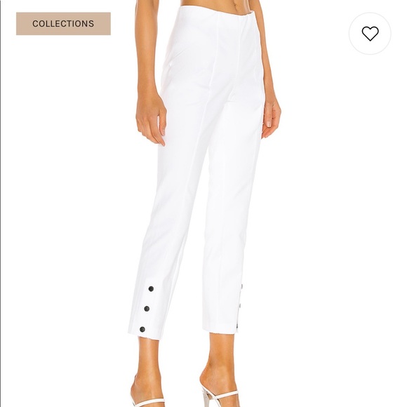 Rag & Bone Simone Snap Pant in White - Picture 2 of 7